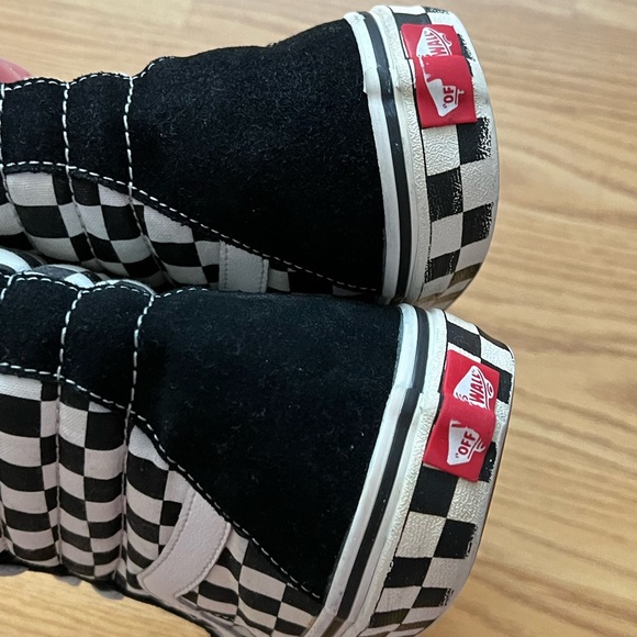 checkered vans sk8 hi - Picture 5 of 8